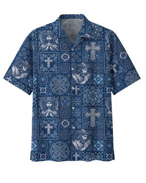 Sacred Cross Bandana Hawaiian Shirt