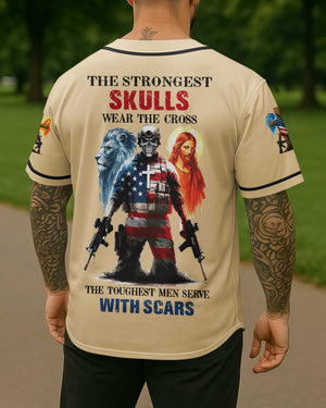 The Strongest Skulls Wear The Cross T-Shirt