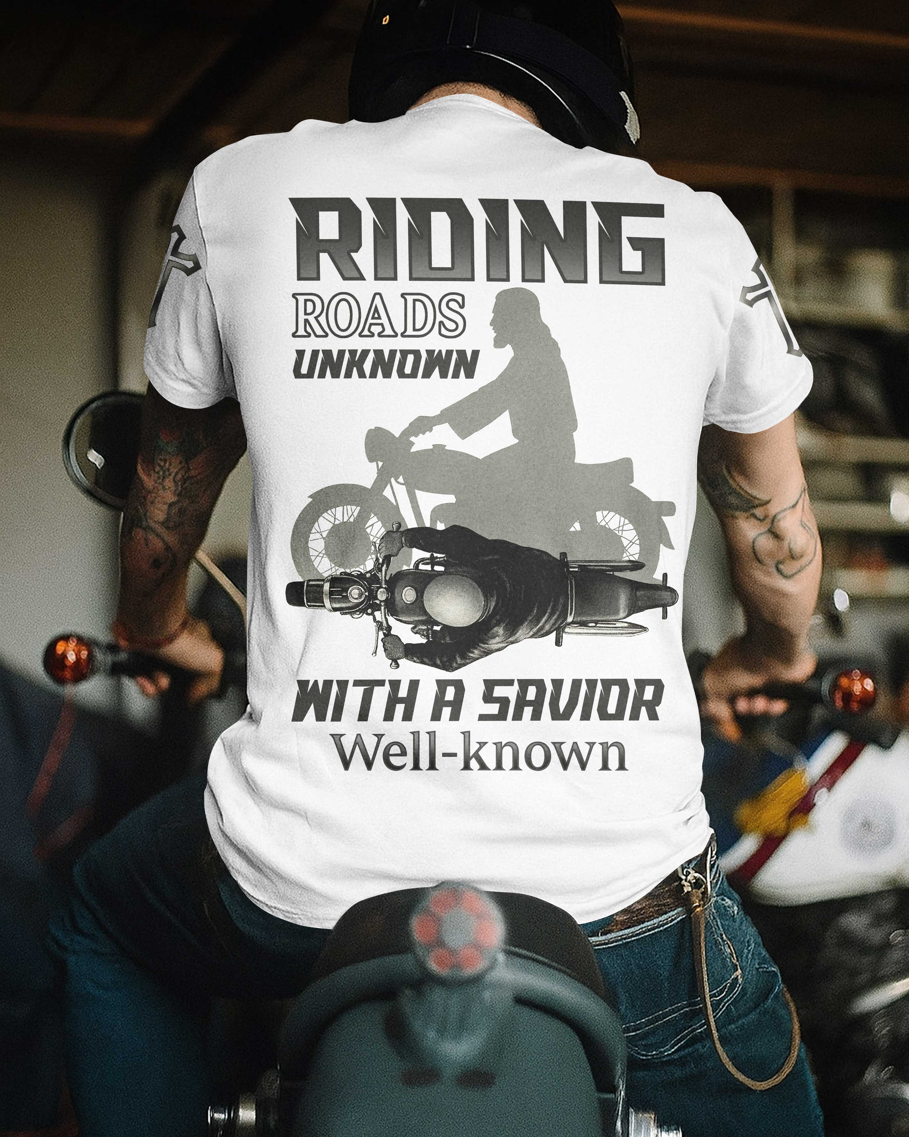 Riding Roads Unknown All Over Print T-Shirt