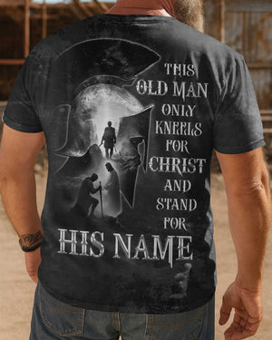 Kneel for Christ and Stand For His Name Shirt