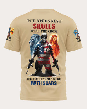 The Strongest Skulls Wear The Cross T-Shirt