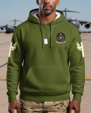 God Took The Strongest Americans All Over Print Hoodie