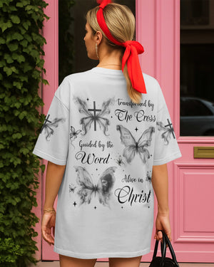 Transformed By The Cross Guided By The Word Alive In Christ Shirt