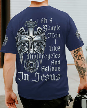 I Am A Simple Man All Over Print T-Shirt