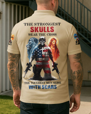 The Strongest Skulls Wear The Cross T-Shirt