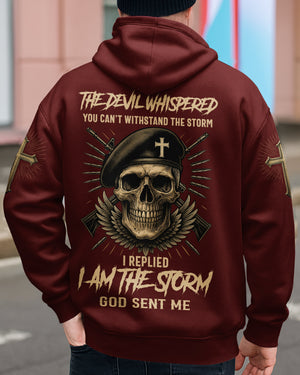 The Devil Whispered You Can't Withstand The Storm Shirt