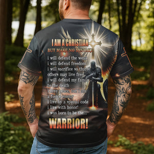 I Am A Christian All Over Print T-Shirt