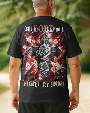 The Lord Will Fight For You All Over Print T-shirt