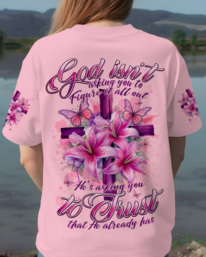 He's Asking You To Trust Women's All Over Print Shirt - Typq1609251