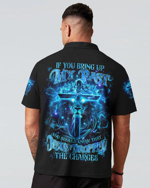 Jesus Dropped The Charges Lion Men's All Over Print Shirt - Tlnz1704244
