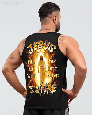 Jesus Fill Me With The Holy Spirit Lion Men's All Over Print Shirt - Tltw2909252