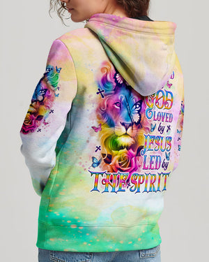 Blessed By God Loved By Jesus Lion Women's All Over Print Shirt - Tlno2309251