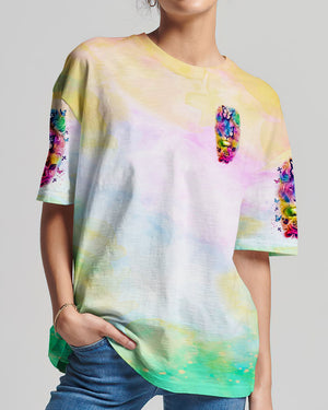 Blessed By God Loved By Jesus Lion Women's All Over Print Shirt - Tlno2309251