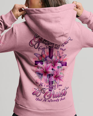 He's Asking You To Trust Women's All Over Print Shirt - Typq1609251