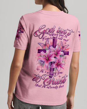 He's Asking You To Trust Women's All Over Print Shirt - Typq1609251