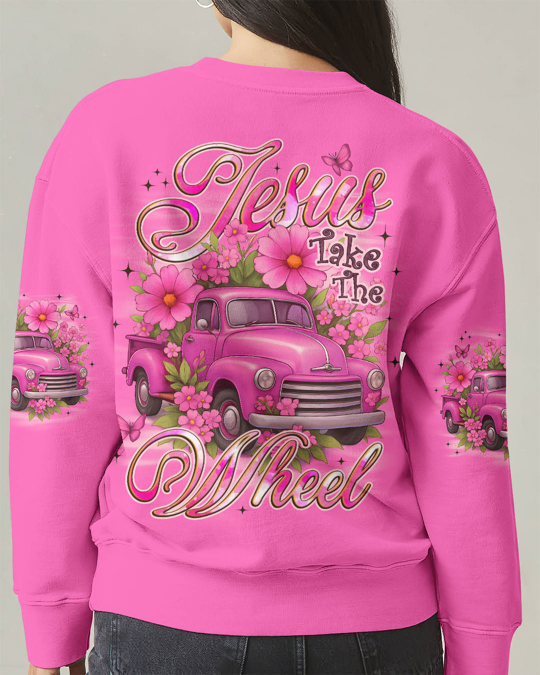 Jesus Take The Wheel Women's All Over Print Shirt - Tyqy0609253