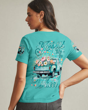 Jesus Take The Wheel Women's All Over Print Shirt - Tyqy1109253