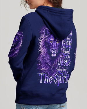 Blessed By God Loved By Jesus Lion Women's All Over Print Shirt - Tyqy3107252