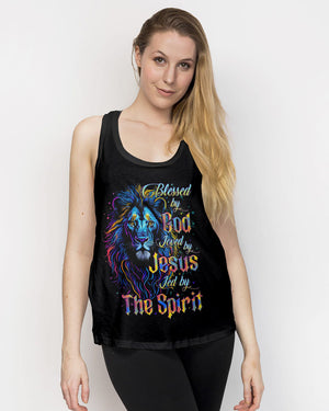 Blessed By God Lion Women's All Over Print Shirt - Tytd1509251