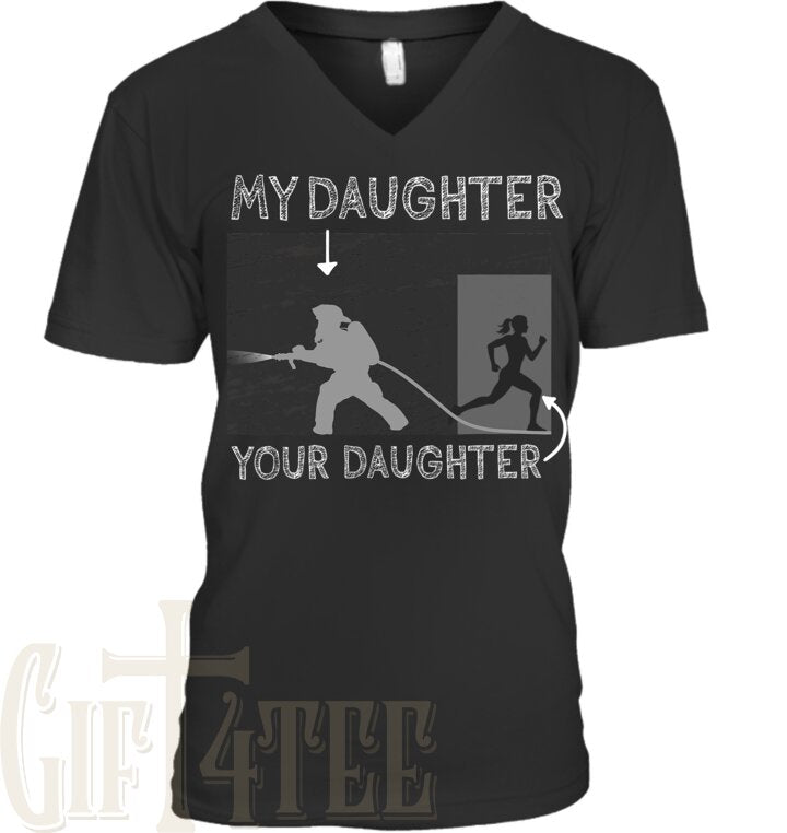 My daughter Your daughter Firefighter Son Proud Fireman Rescuer Gift T Shirt