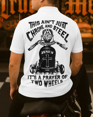 This Ain't Just Chrome And Steel All Over Print Polo