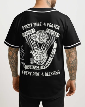 Every Mile A Prayer Grace Over Gears Every Ride A Blessing Jersey