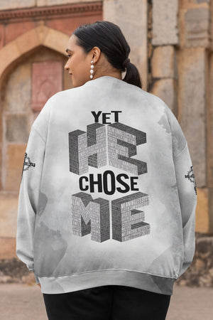 Yet He Chose Me All Over Print Sweater