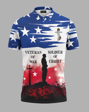 Veteran Of War All Over Print Polo