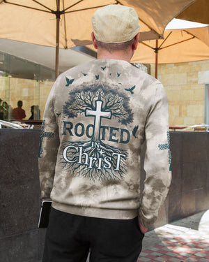 Rooted In Christ All Over Print Sweater