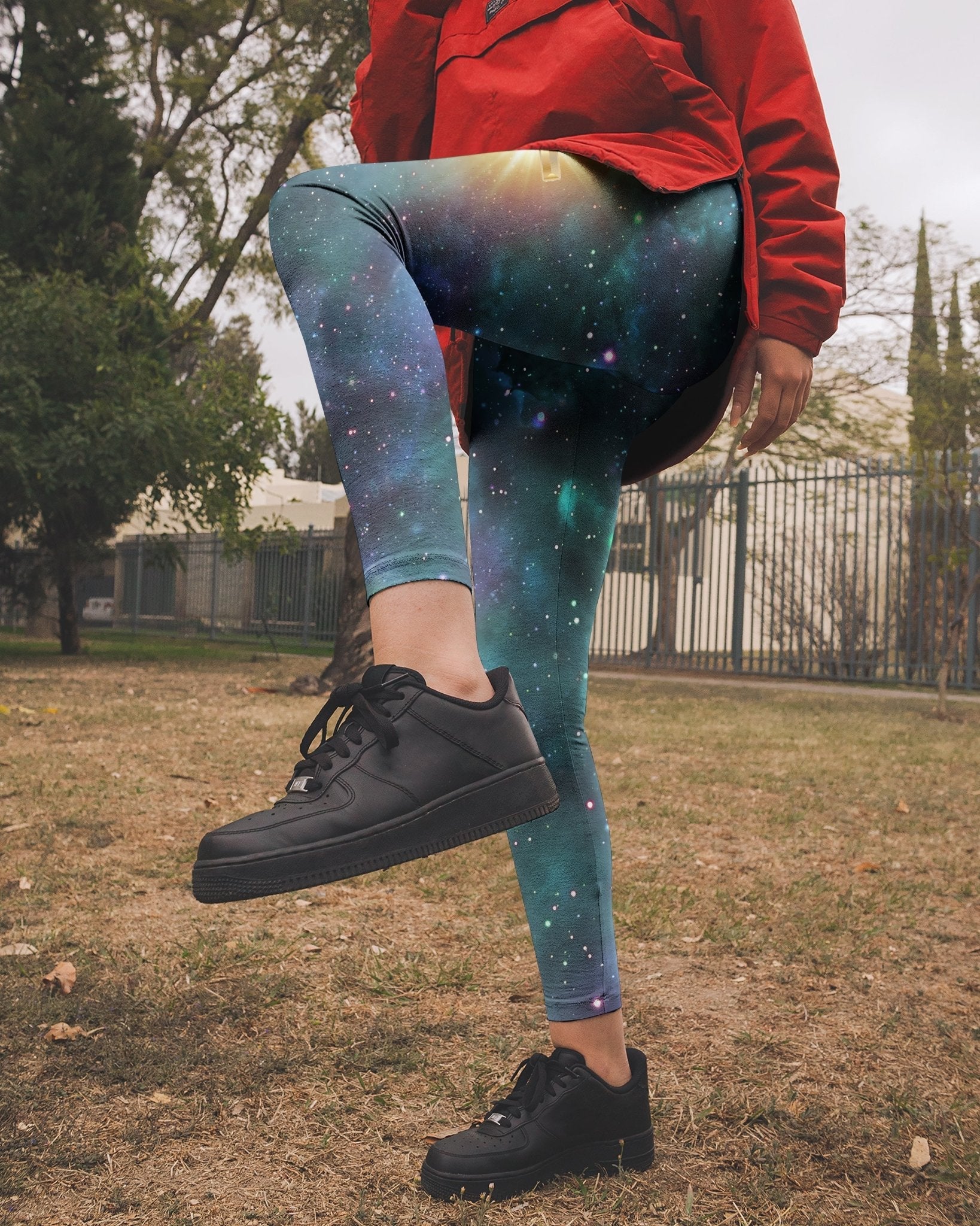 Whoever Drinks The Water I Give Them Will Never Thirst All Over Print Leggings