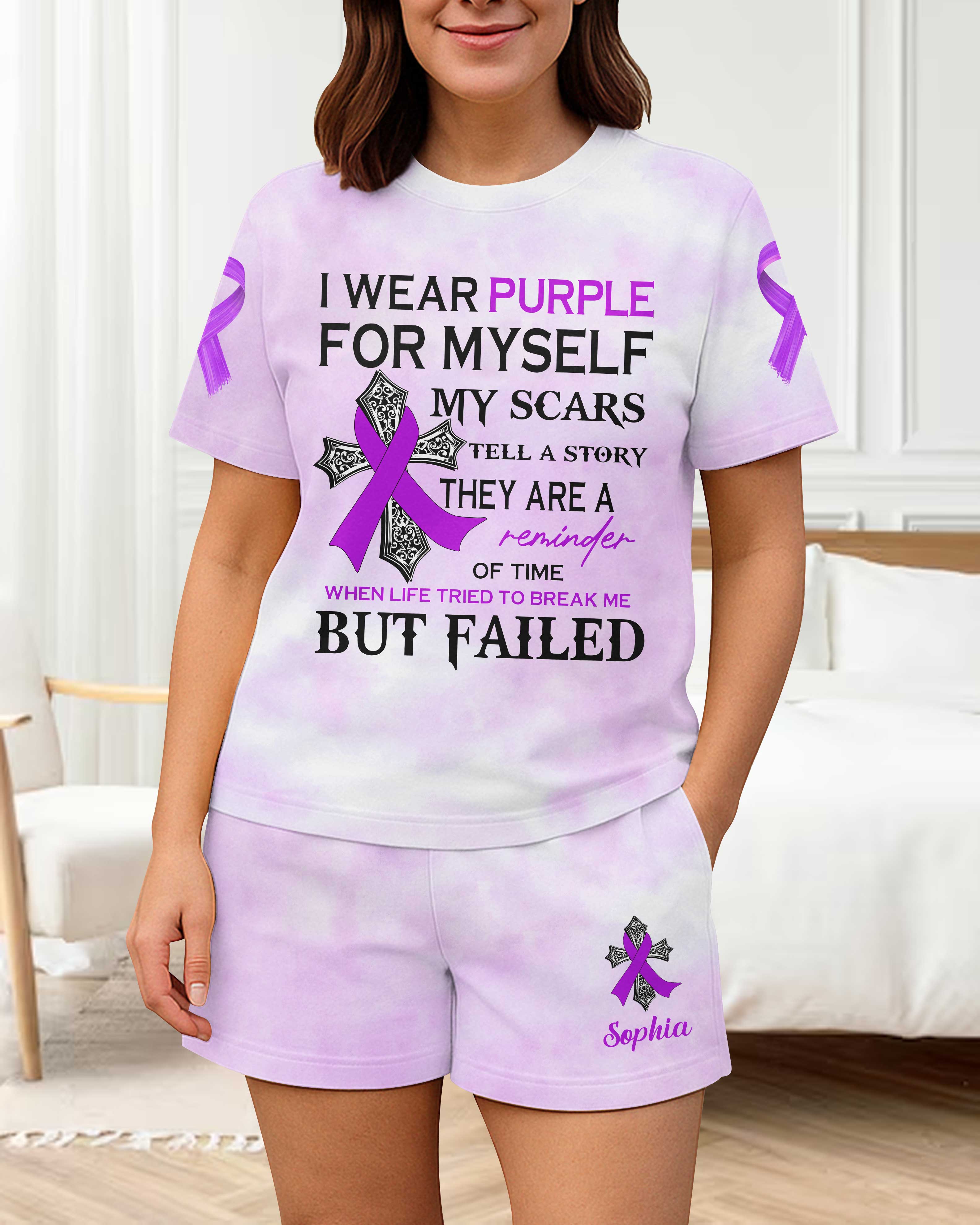 I Wear Purple For Myself Women Set