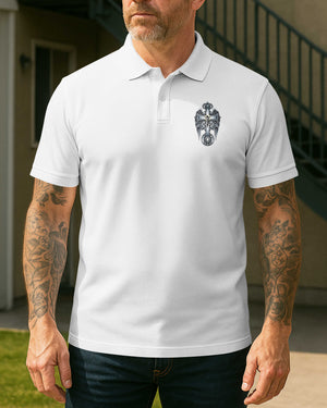 I Am A Simple Man I Like Motorcycles And Believe In Jesus Polo