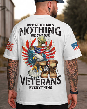 We Owe Illegals Nothing All Over Print T-Shirt