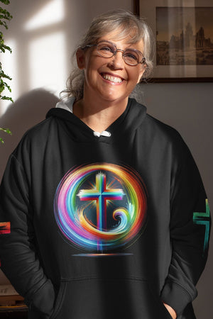 Rooted In Christ Jesus Is Light All Over Print Hoodie