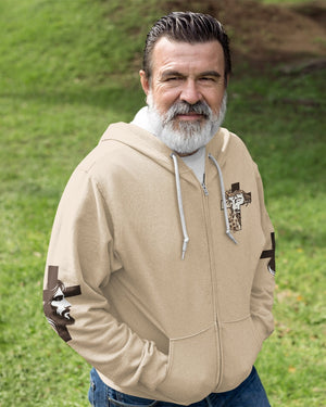 I Am His And He Is Mine All Over Print Zip Hoodie