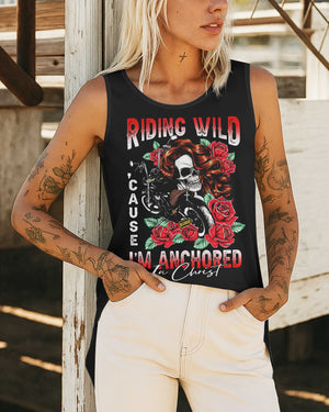 Riding Wild Cut Out Wrap Back Tank Top