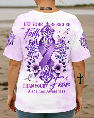 Let Your Faith Be Bigger Than Your Fear All Over Print T-Shirt