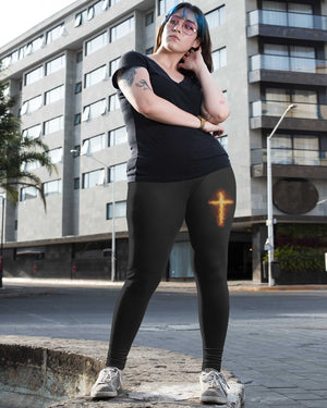 There's No Greater Love Than This All Over Print Leggings