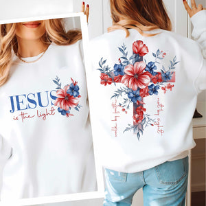 Jesus Is The Light Walk By Faith Not By Sight Sweater