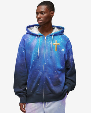 Faith Can Move Mountains All Over Print Zip Hoodie