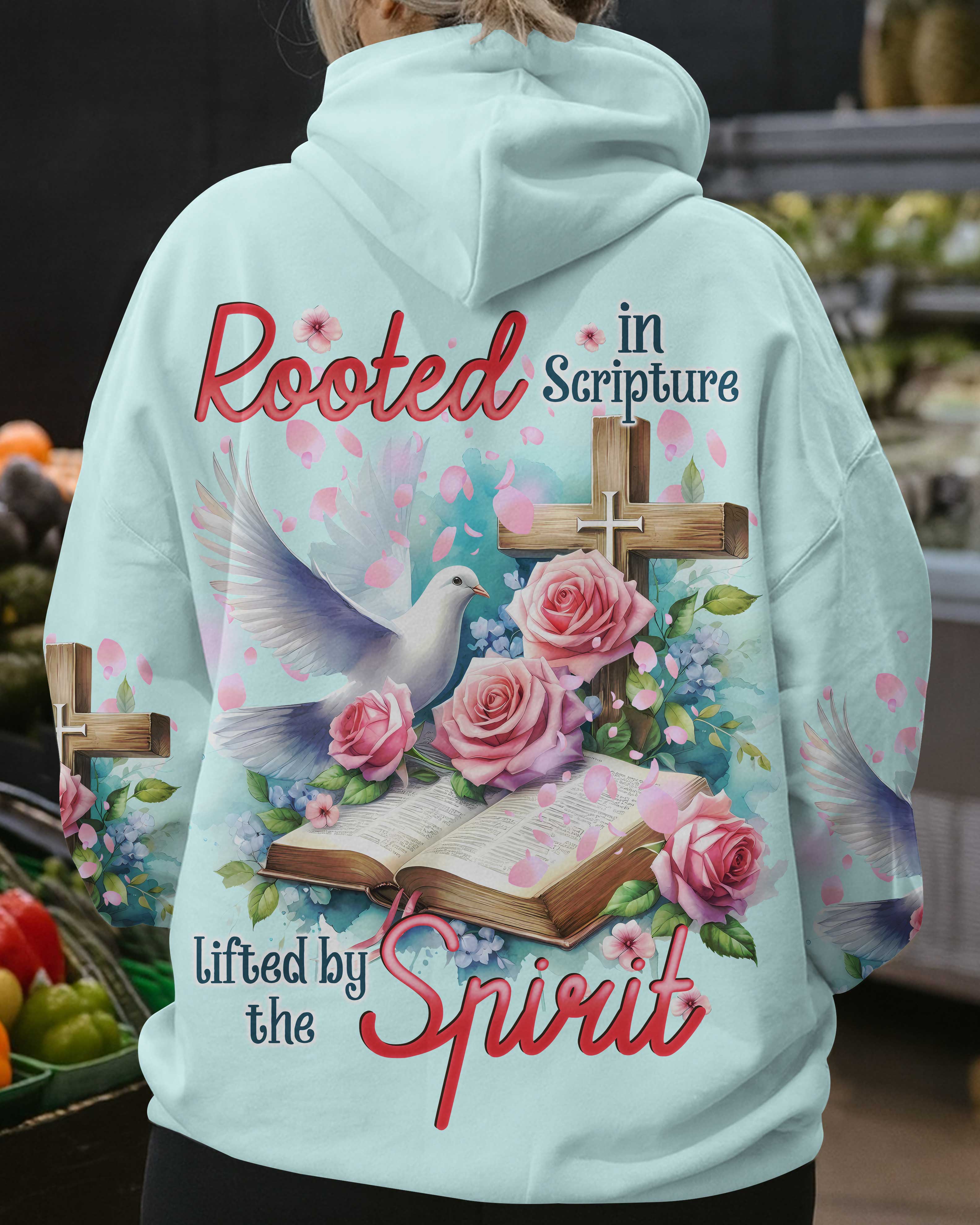 Rooted In Scripture Lifted By The Spirit Shirt