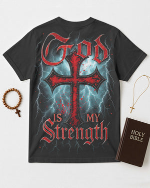 God Is My Strength All Over Print T-Shirt