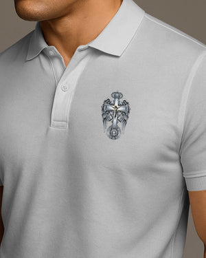 I Am A Simple Man I Like Motorcycles And Believe In Jesus Polo