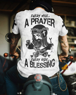 Every Mile, A Prayer All Over Print T-Shirt