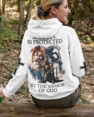 My Soul Is Protected By The Armor Of God All Over Print Zip Hoodie