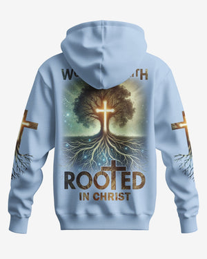 Woman Of Faith Rooted In Christ All Over Print Zip Hoodie