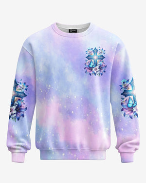 God And The Power Of Prayer All Over Print Sweater