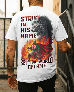 Strike In His Name All Over Print T-Shirt