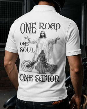 One Road All Over Print Polo