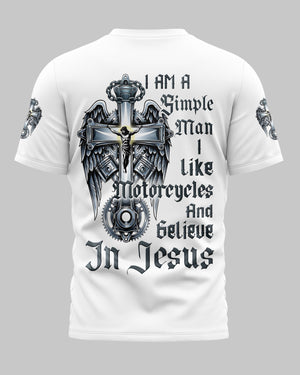 I Am A Simple Man All Over Print T-Shirt